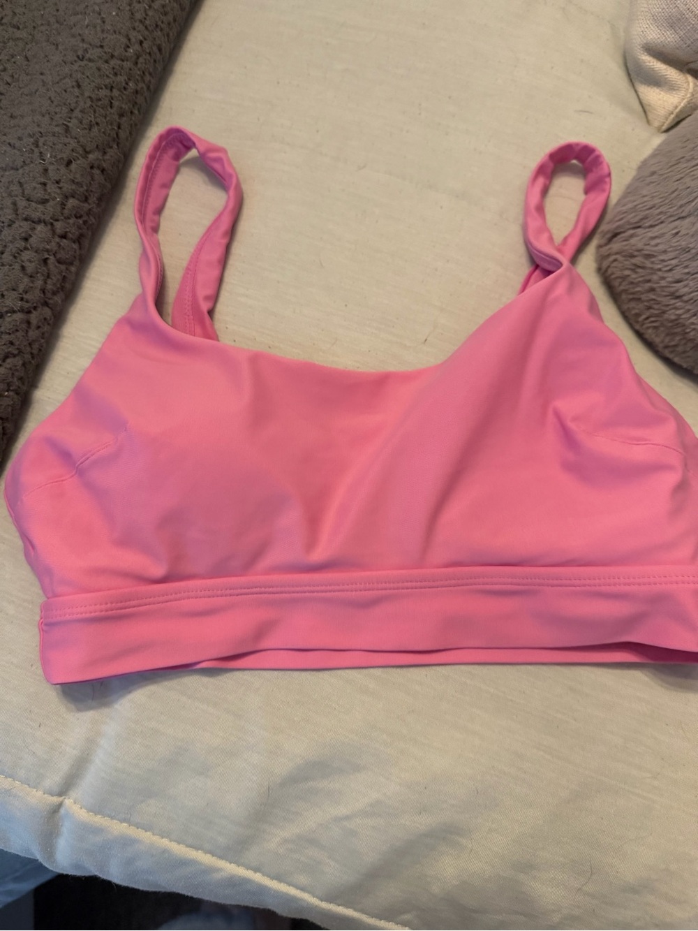 AERIE Women’s Pink Swim Bralette Top - Comfortable Support